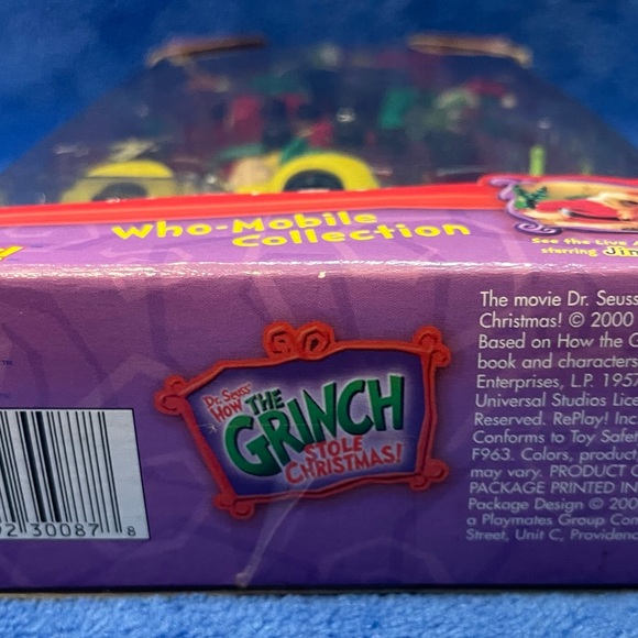 NIB 2000 Dr Seuss How The Grinch Stole Christmas! Who-Mobile Collection. Ages 4+ - Picture 6 of 9